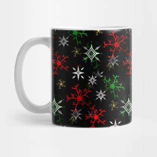 WINTER Snowflakes Pattern Mug